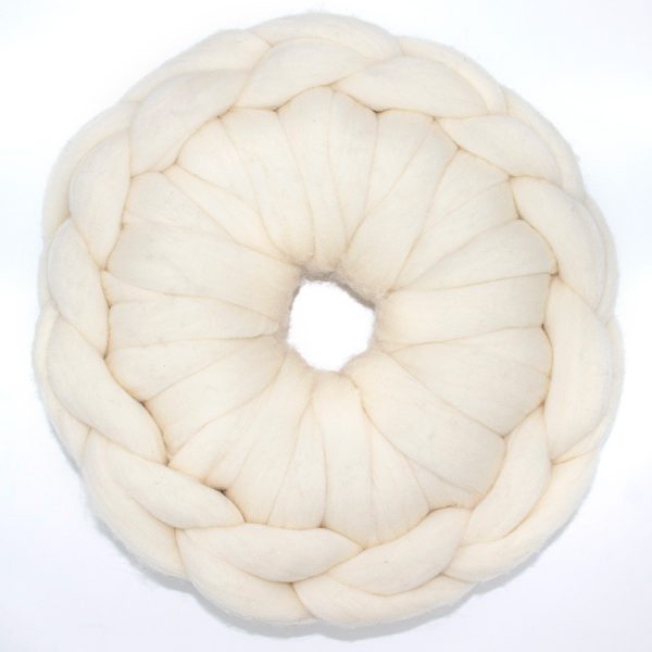 Donut White Cushion