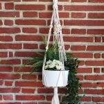 Macrame Plant Hanger with Wooden Beads
